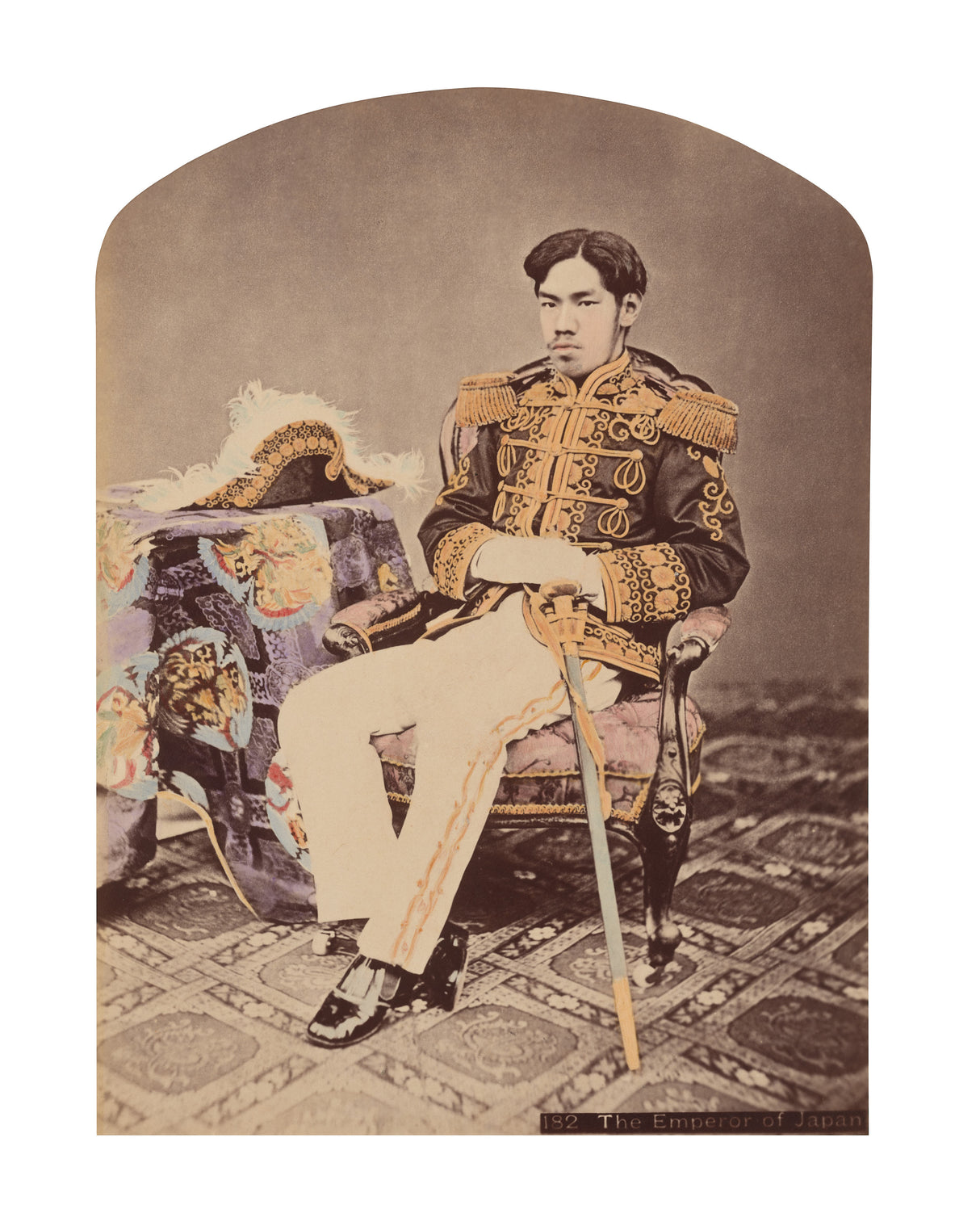 The First Portrait of Emperor Meiji by Uchida Kuichi
